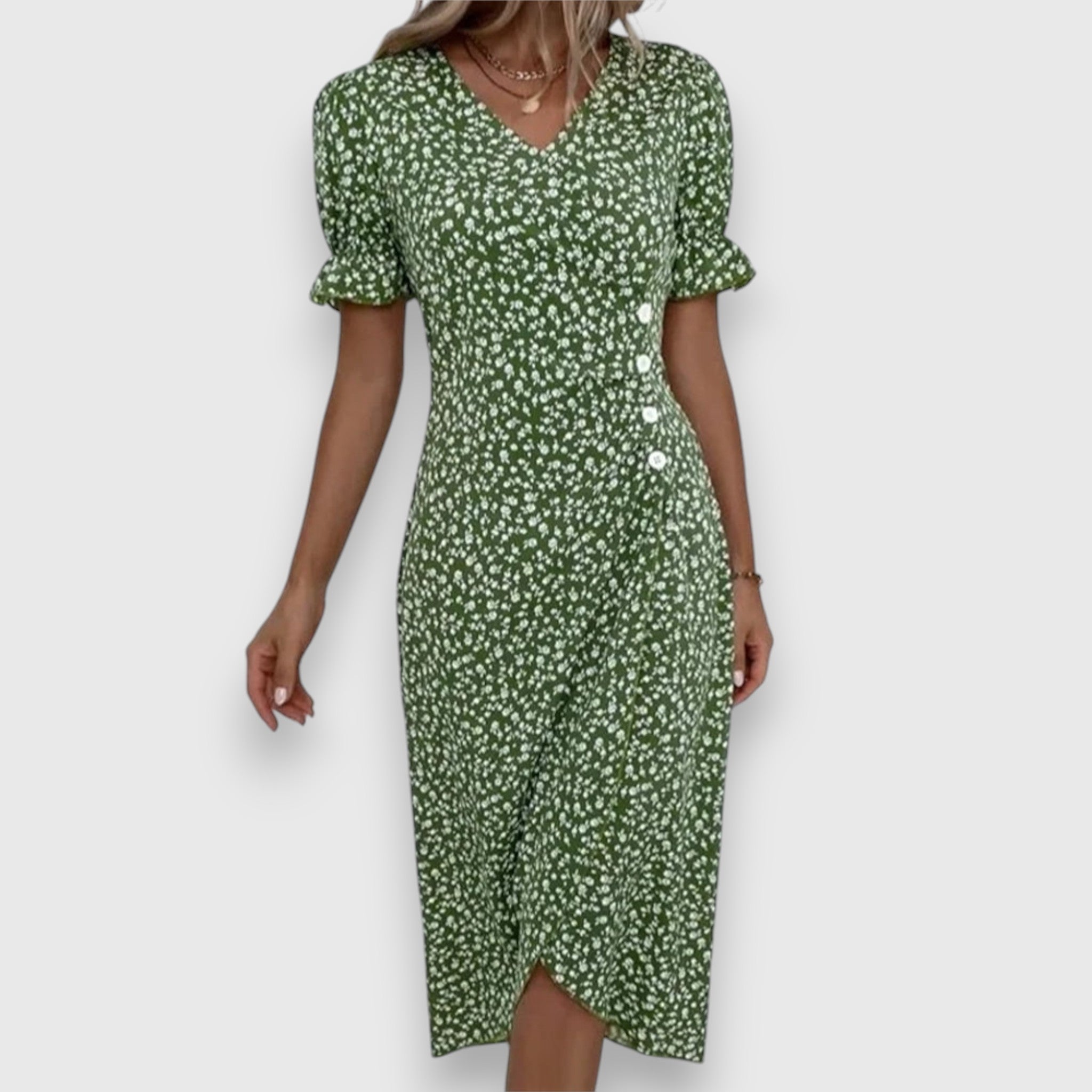 Tessina – Elegantní květinové šaty