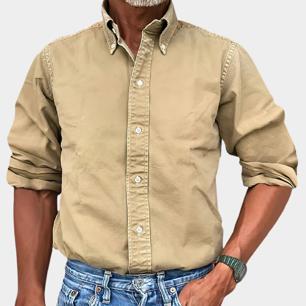 Nolan | Základní košile s dlouhým rukávem