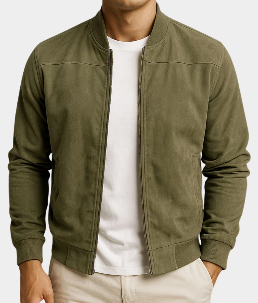 Lenard | Elegantní zipová bomber bunda