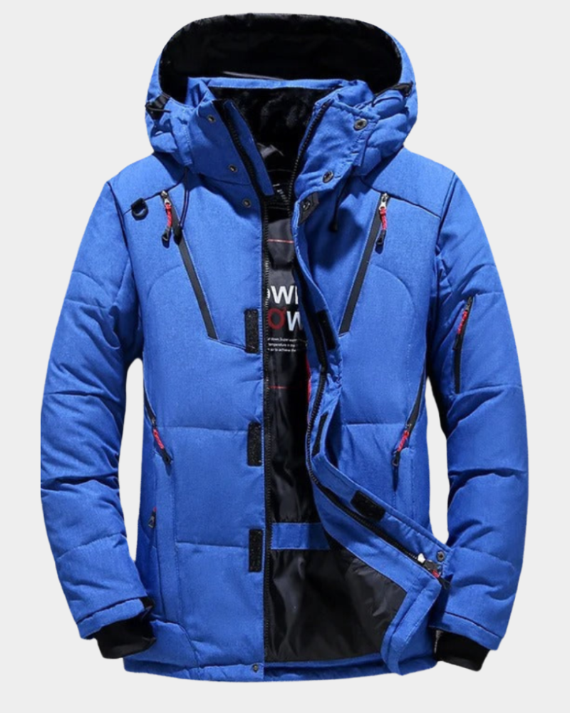 Elio | Klasická péřová bunda s kapucí