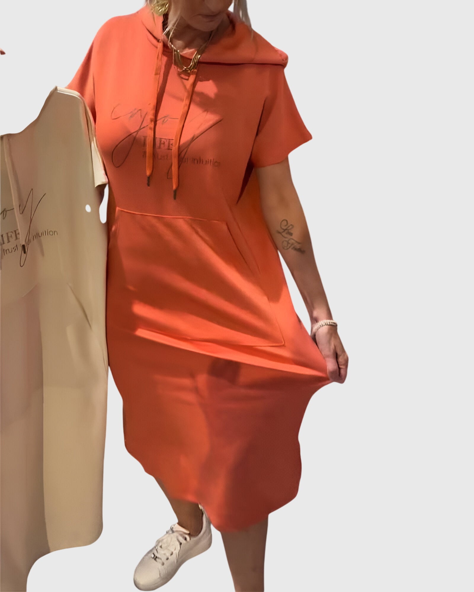 Marlowe™ | Casual Šaty s Kapucí