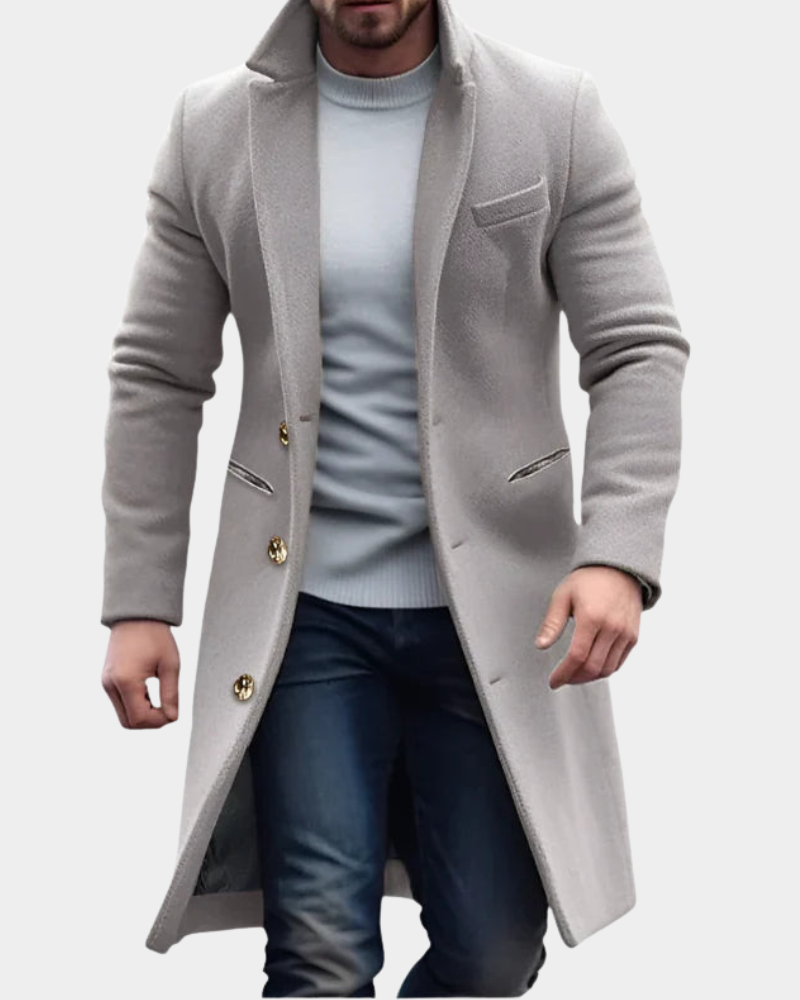 Adrien | Klasický Dlouhý Kabát