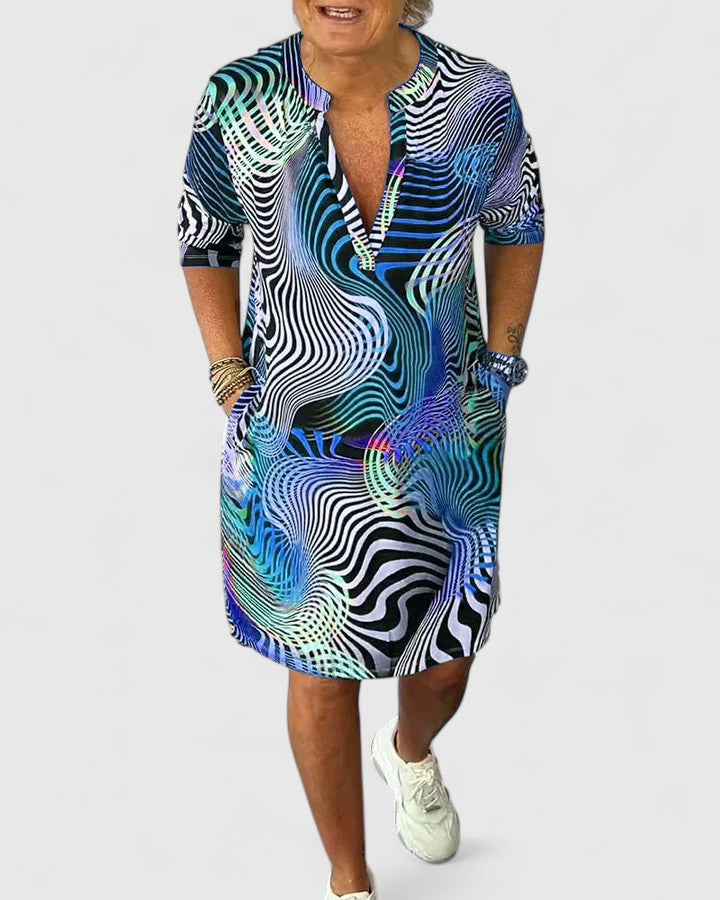 Helinae™ | Sofistikované šaty s V výstřihem