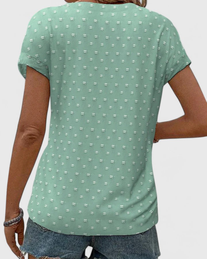 Miles | Pohodlná V-krční košile