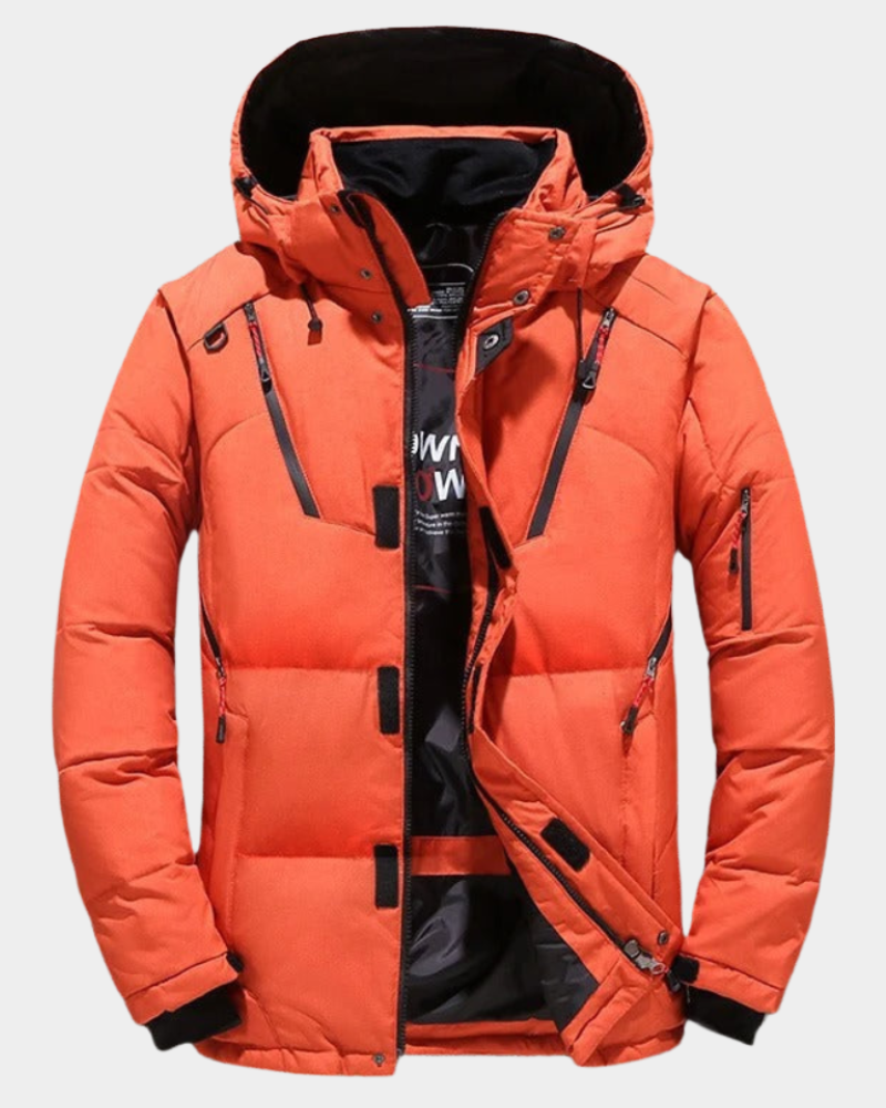 Elio | Klasická péřová bunda s kapucí