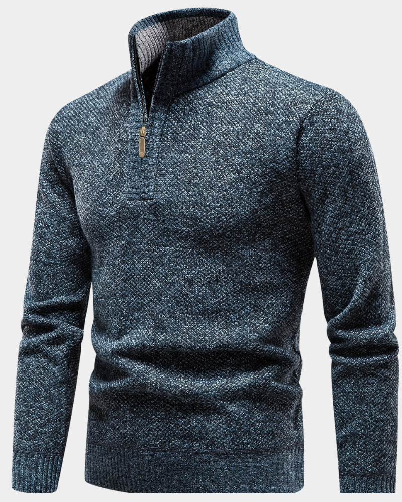 Elric | Casual Styl Polokošile s Polovičním Zipem