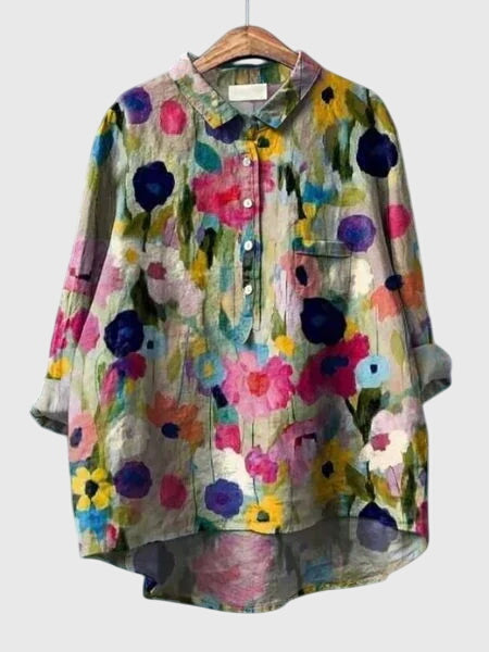 Valeria™ - Halenka s květinovým potiskem