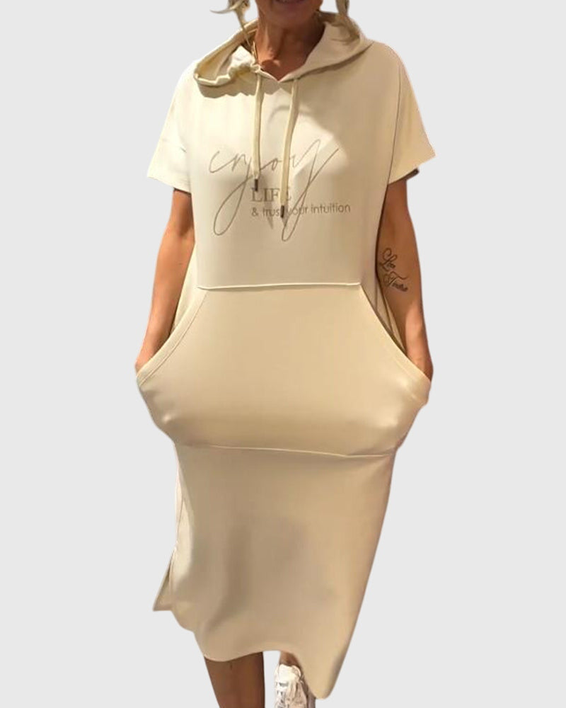 Marlowe™ | Casual Šaty s Kapucí