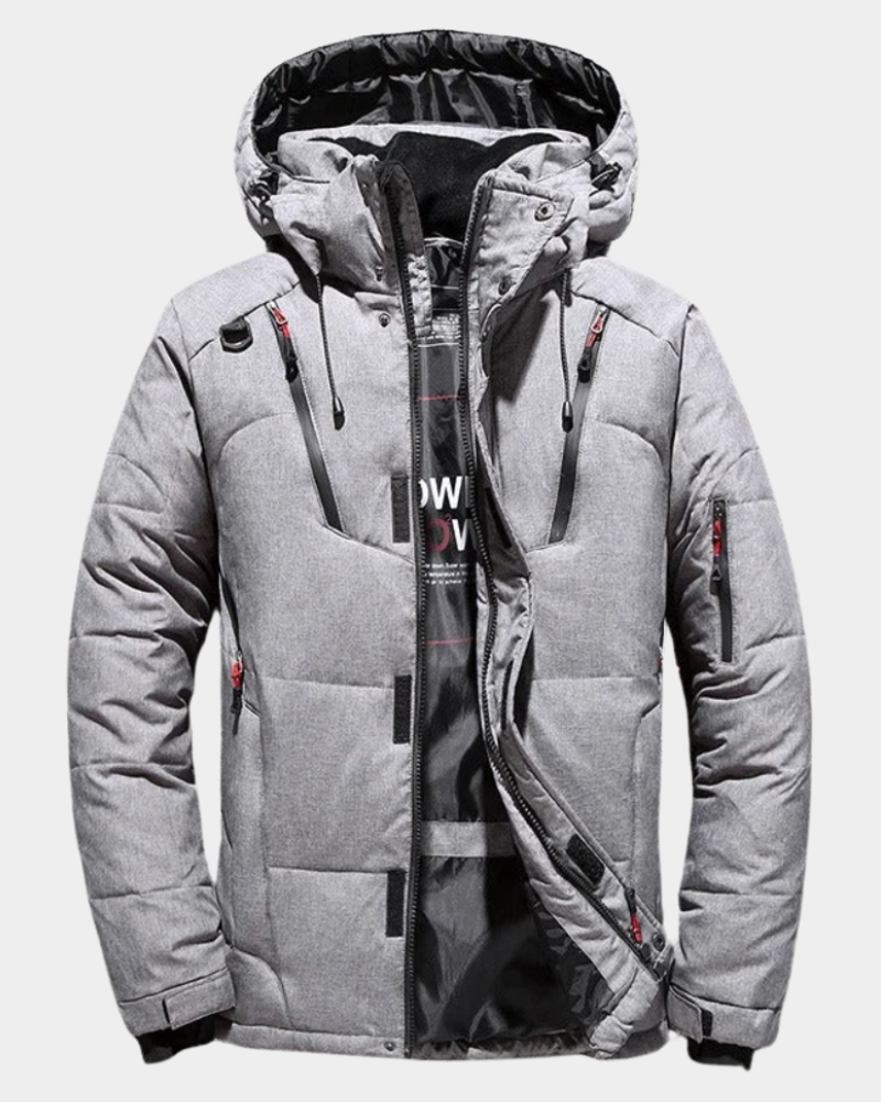 Elio | Klasická péřová bunda s kapucí