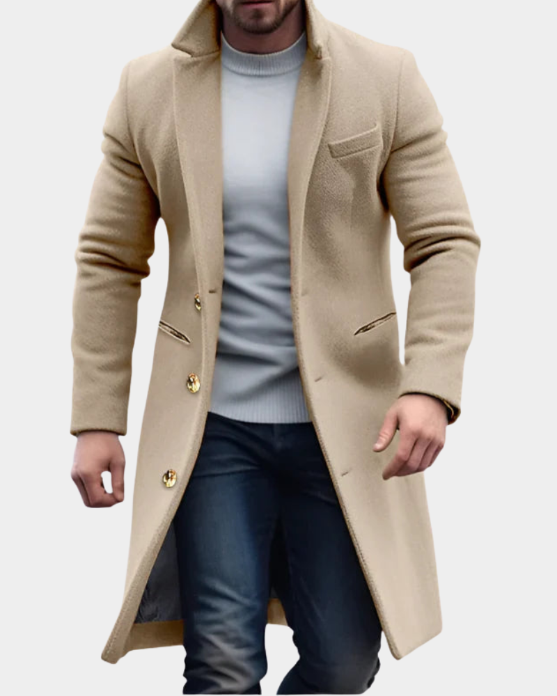 Adrien | Klasický Dlouhý Kabát