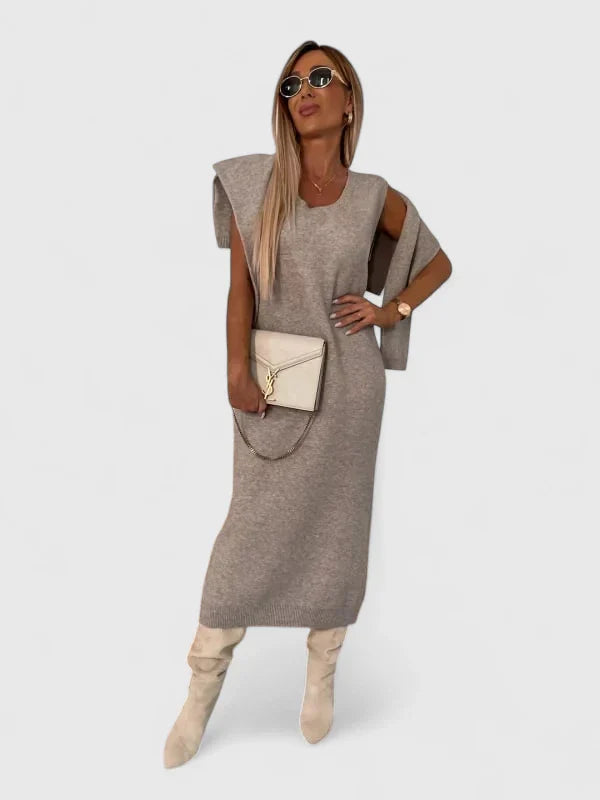 Chrystahl | Elegantní šaty a svetr s vysokým límcem