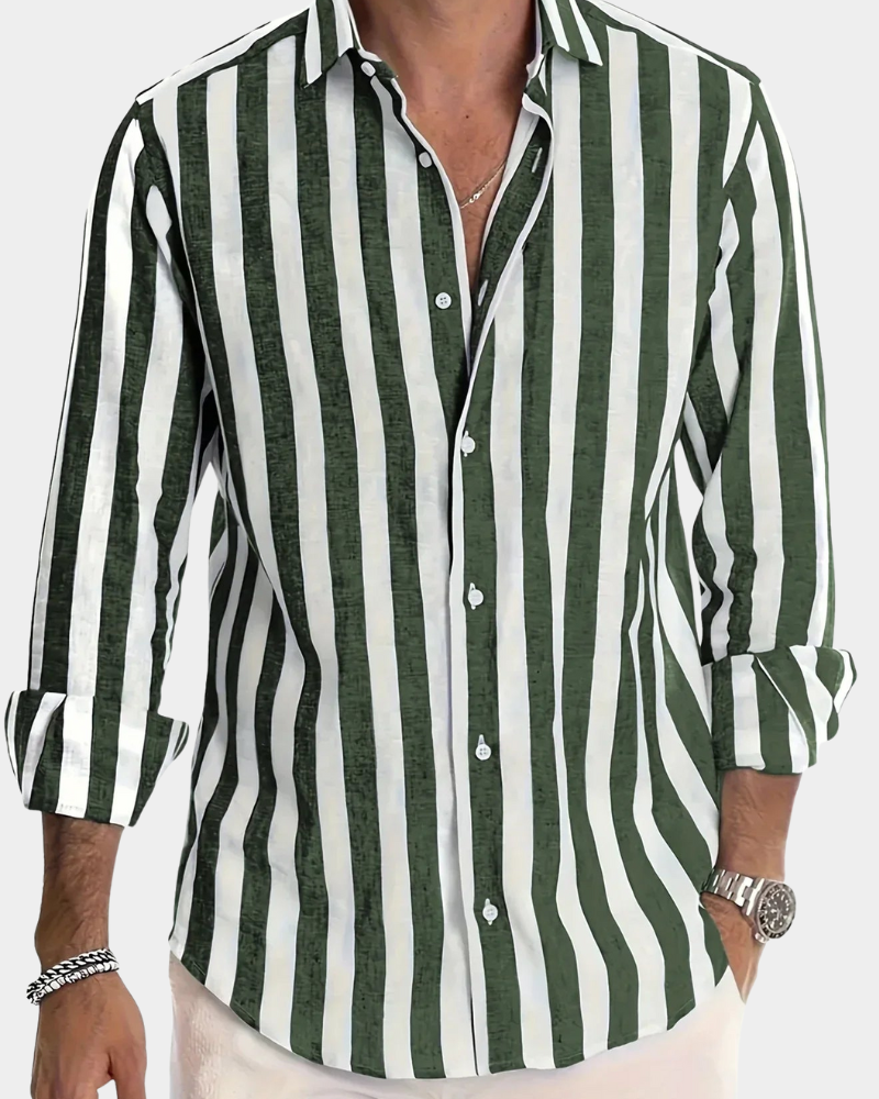 Glenn | Klasická pruhovaná letní košile