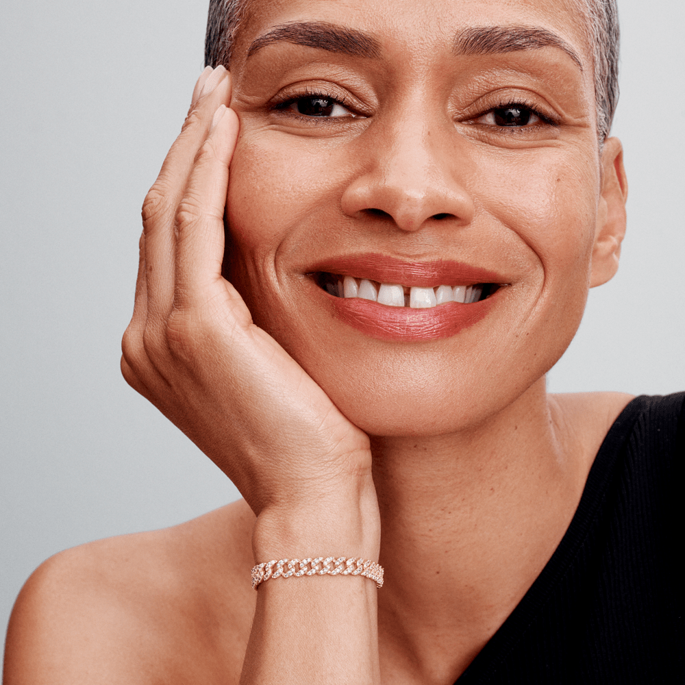 Shannelise | Kubiánský růžový náramek 18k zlato