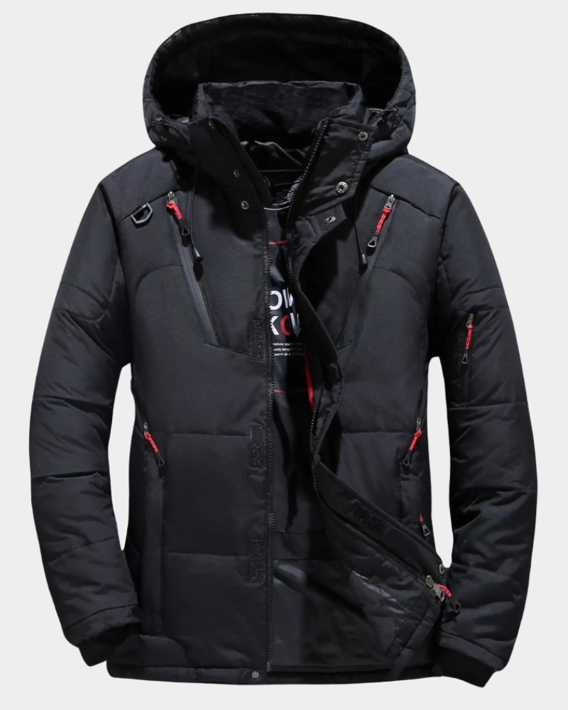 Elio | Klasická péřová bunda s kapucí