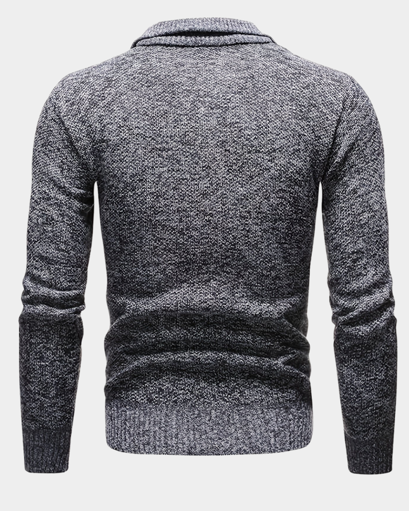 Elric | Casual Styl Polokošile s Polovičním Zipem