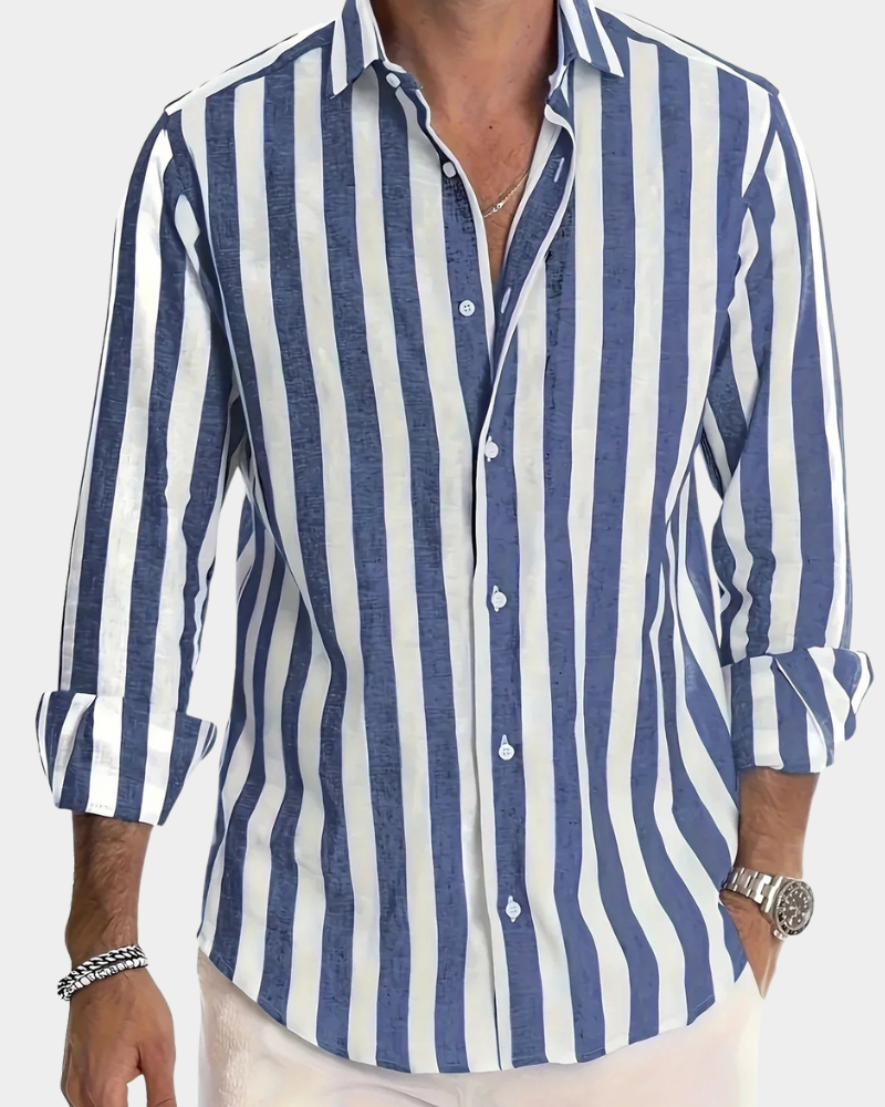 Glenn | Klasická pruhovaná letní košile