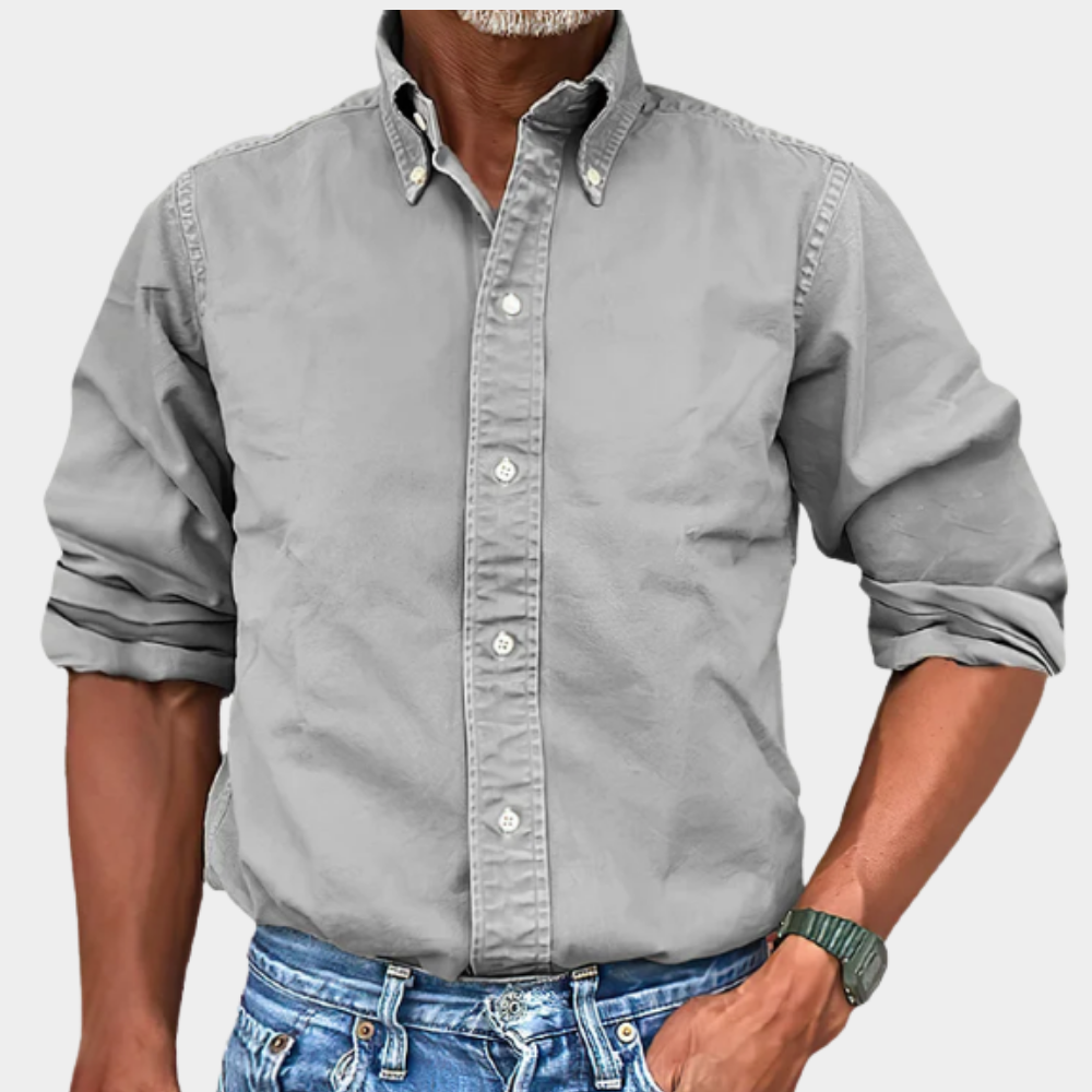 Nolan | Základní košile s dlouhým rukávem