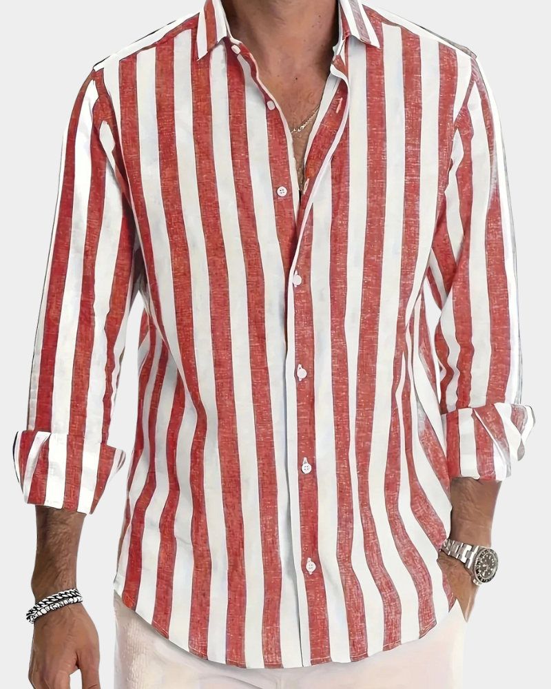 Glenn | Klasická pruhovaná letní košile