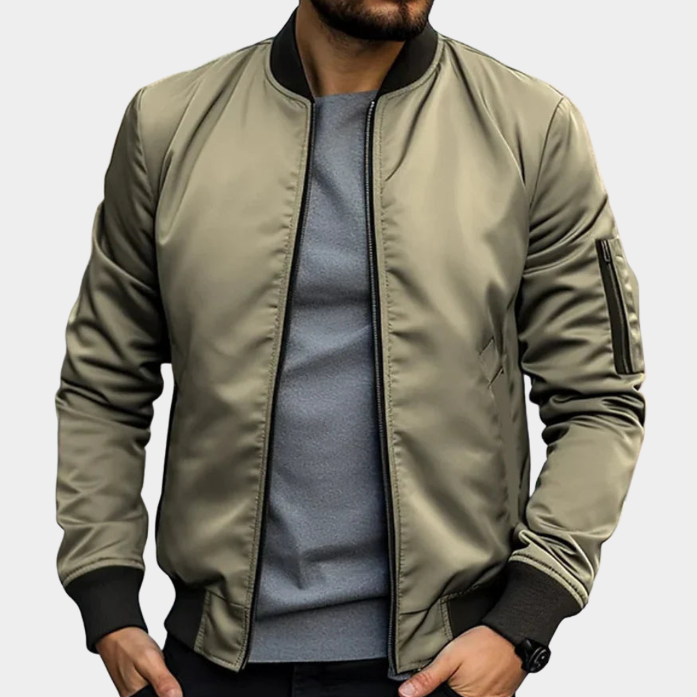 Bryn | Klasická bomber bunda na zip