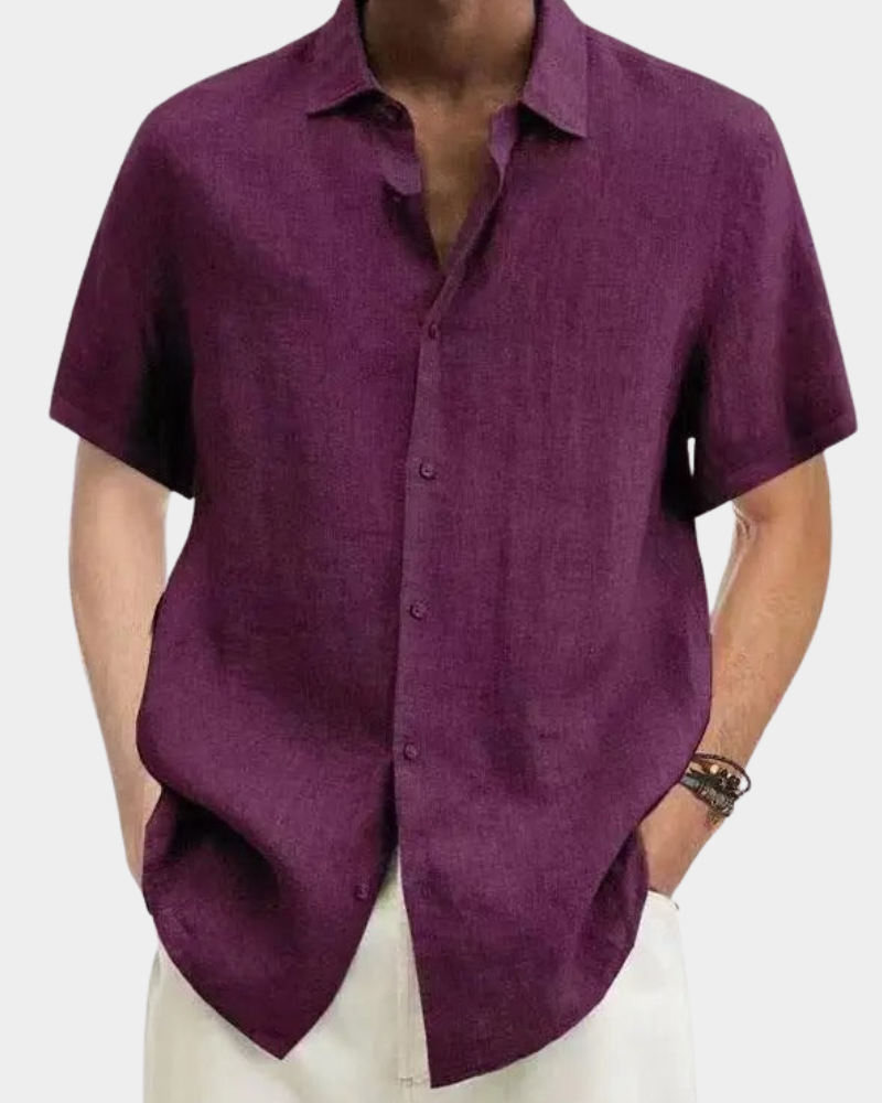 Brian | Uvolněná košile na knoflíky