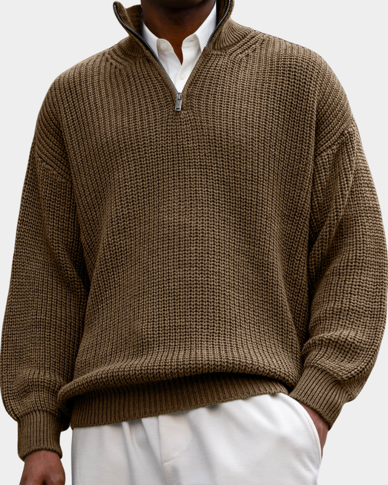 Julius | Texturovaná polo košile s dlouhým rukávem