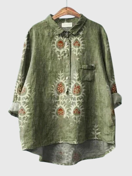 Valeria™ - Halenka s květinovým potiskem