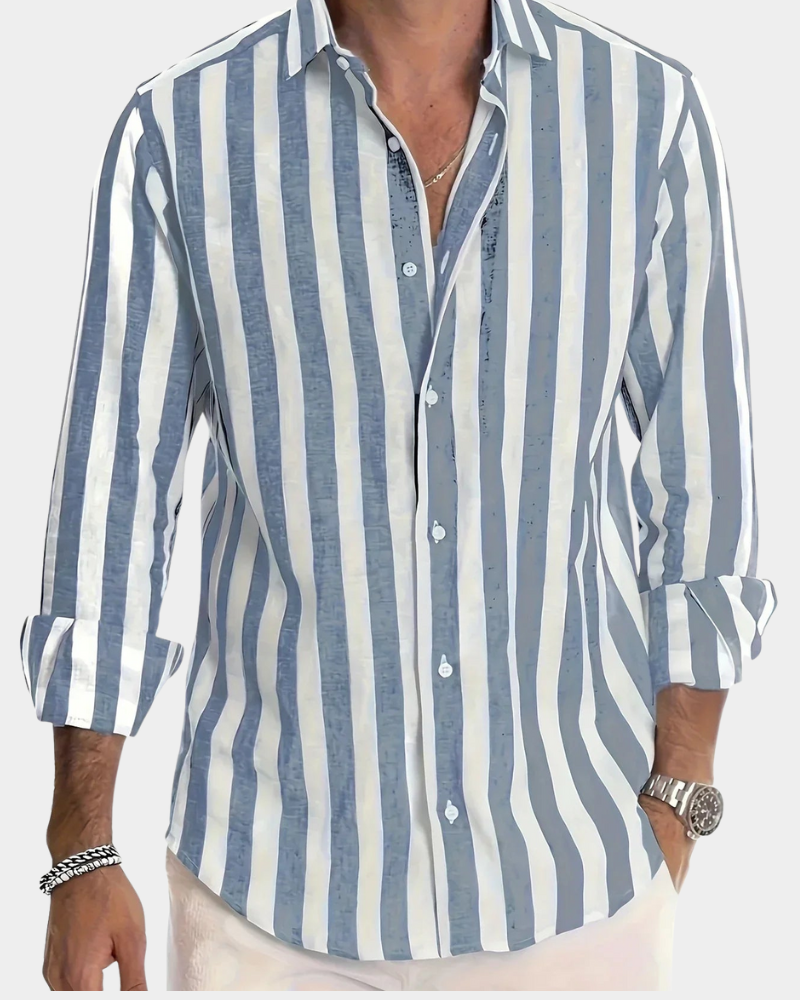 Glenn | Klasická pruhovaná letní košile