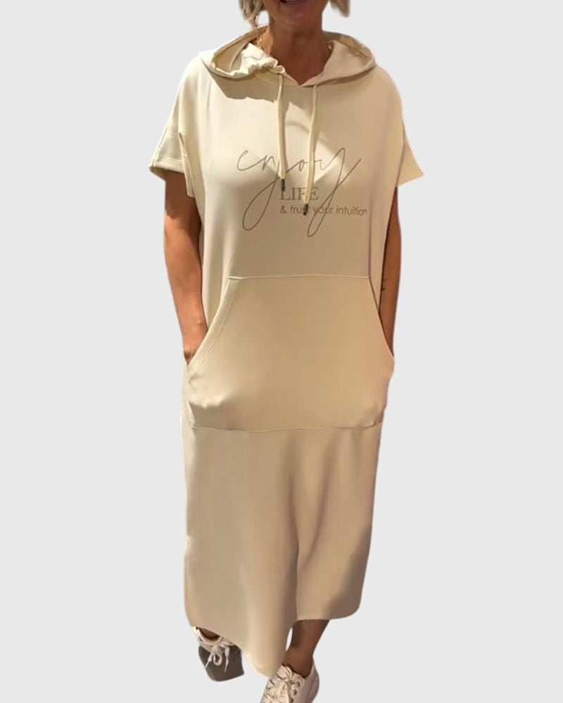 Marlowe™ | Casual Šaty s Kapucí