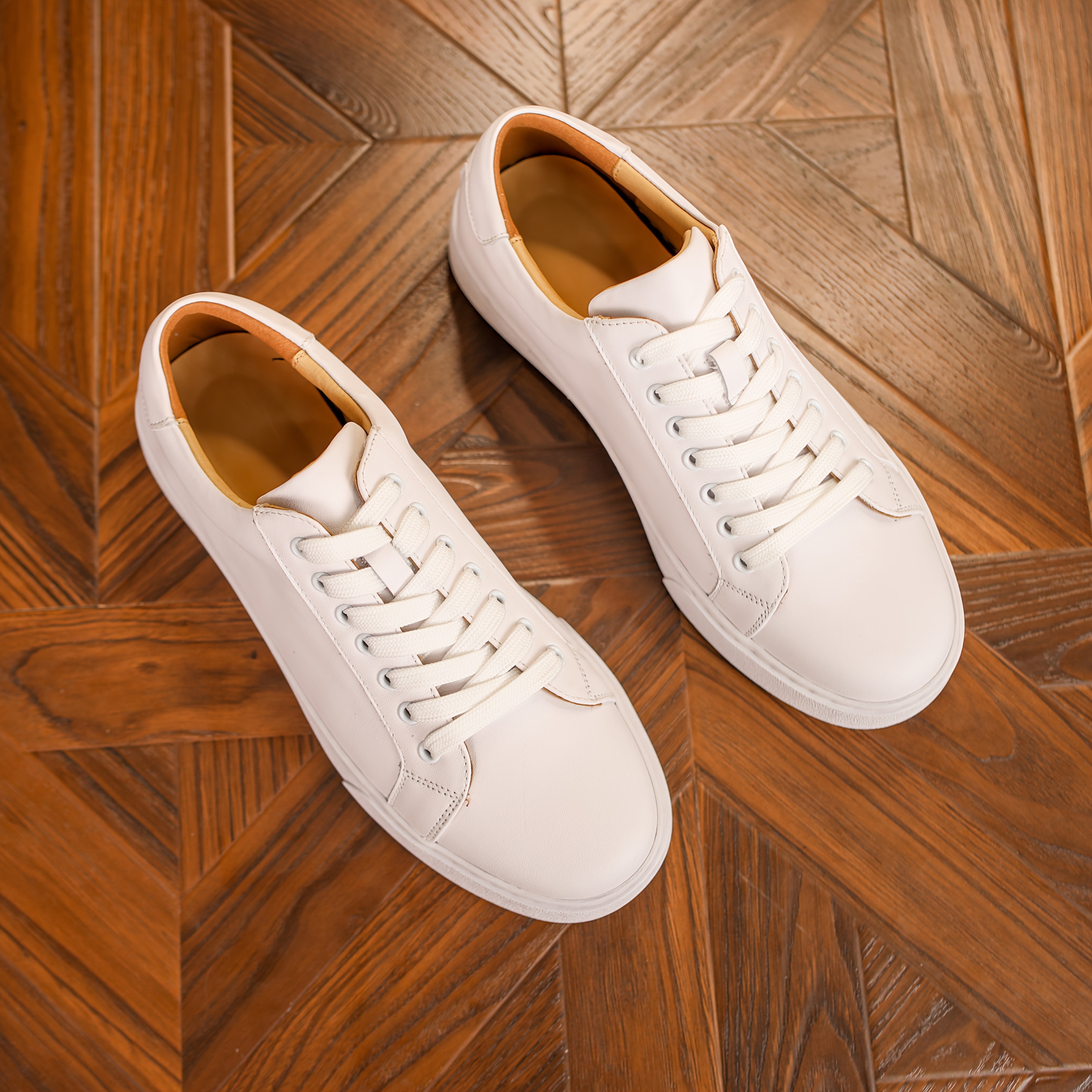 Pánské Kožené Nízké Boty