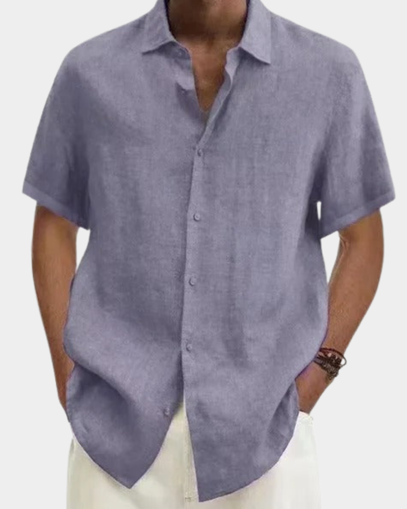 Brian | Uvolněná košile na knoflíky