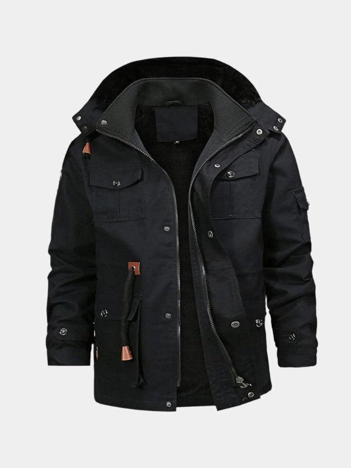 Adrian™ | Bunda bomber z fleecu