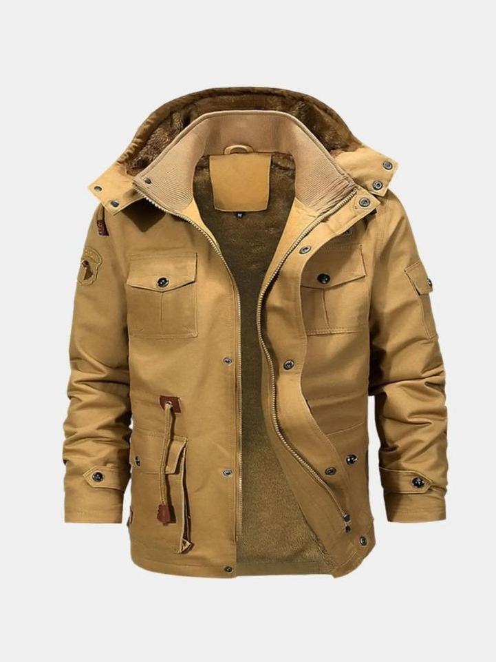 Adrian™ | Bunda bomber z fleecu