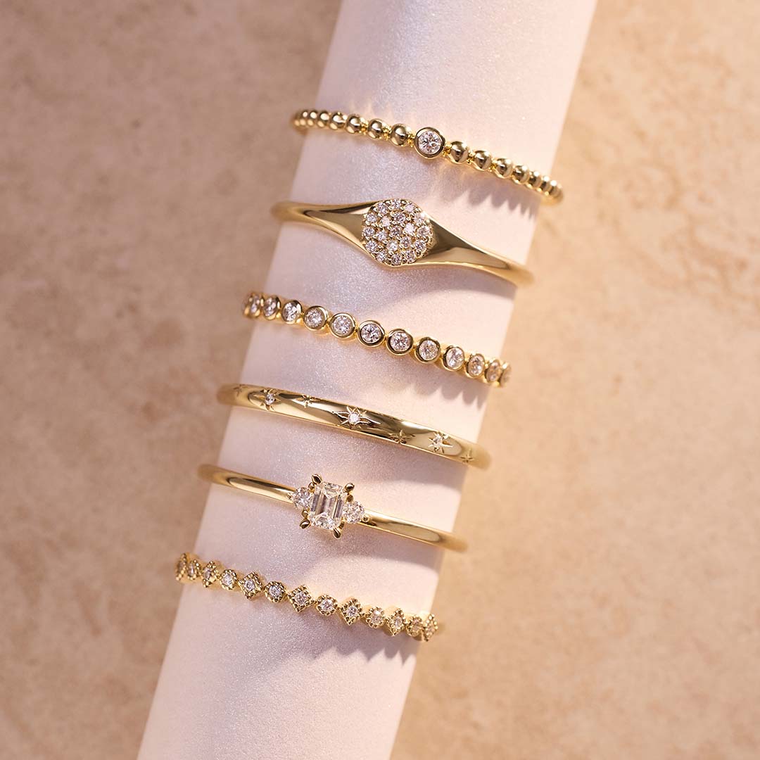 Isavianne | Diamantový prsten 18K zlato