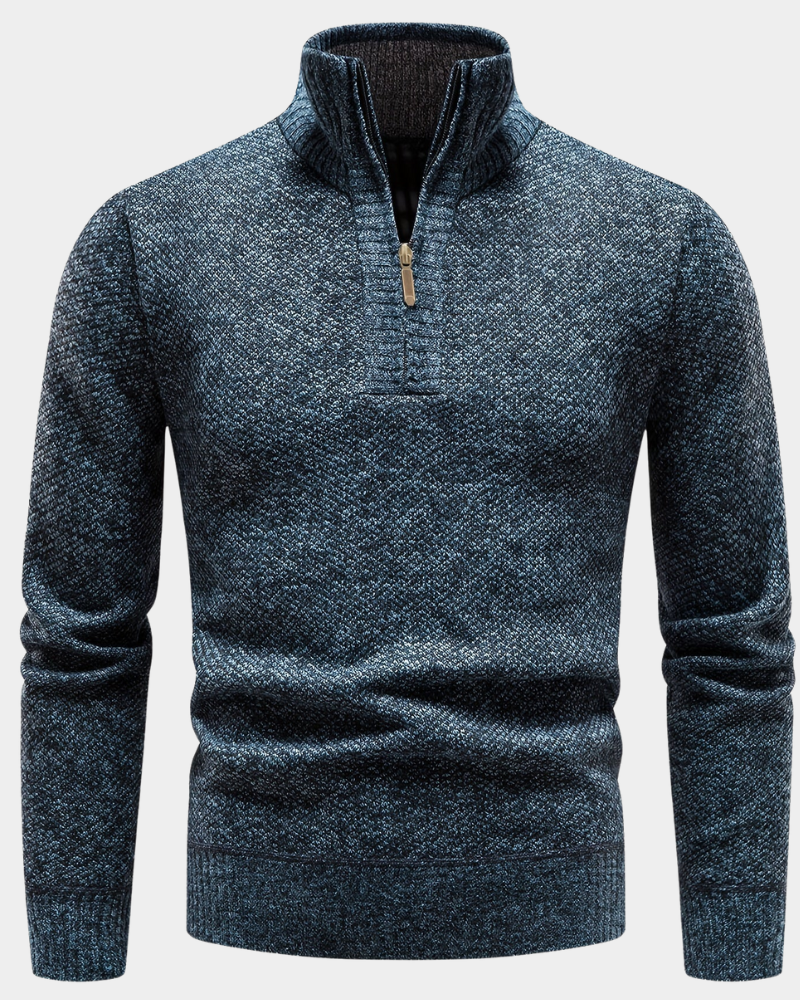 Elric | Casual Styl Polokošile s Polovičním Zipem