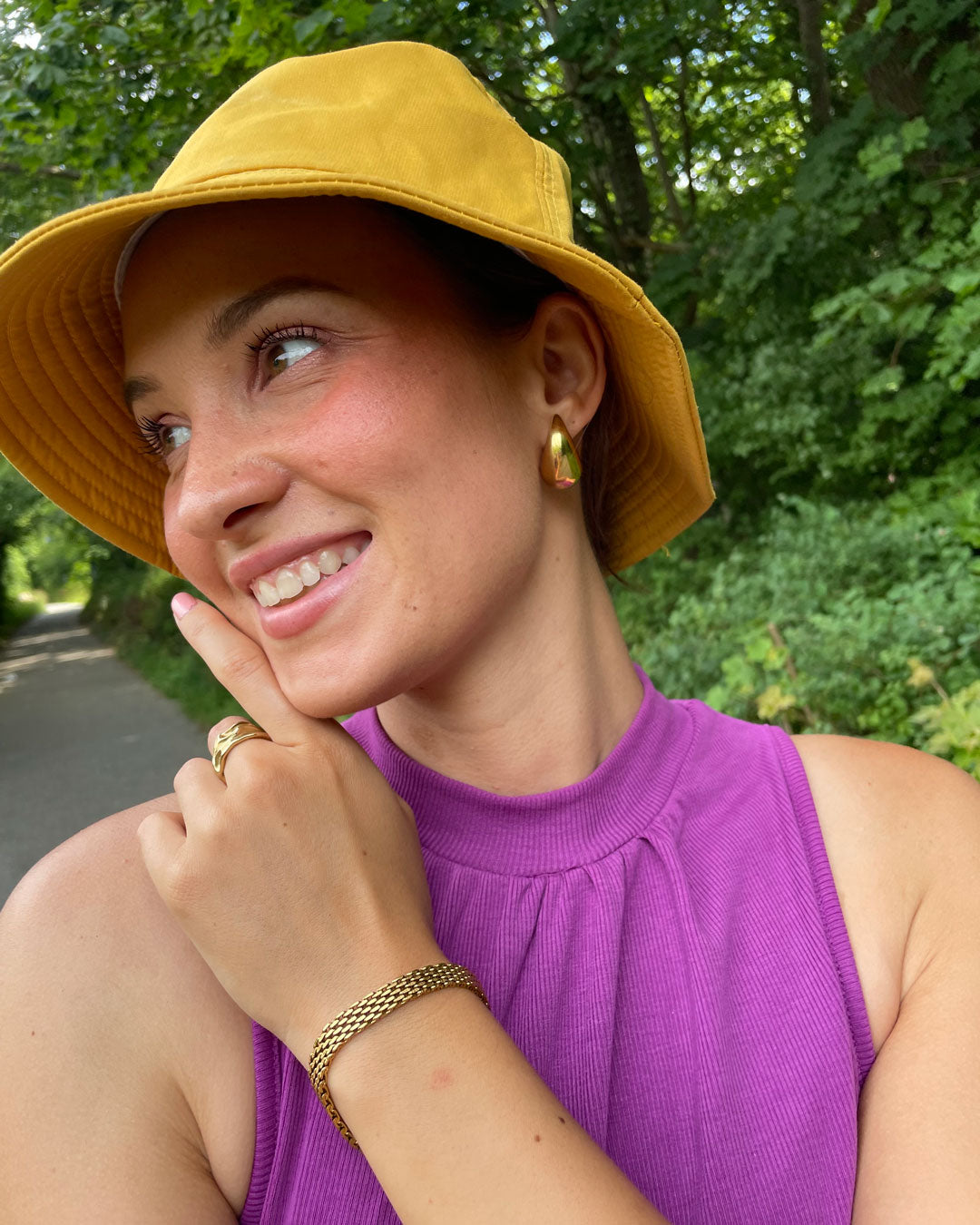 Jaylinette | Velký prsten 18K zlato