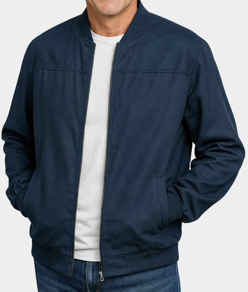 Lenard | Elegantní zipová bomber bunda