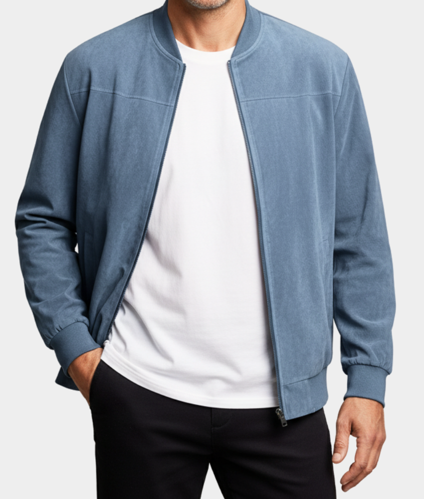 Lenard | Elegantní zipová bomber bunda