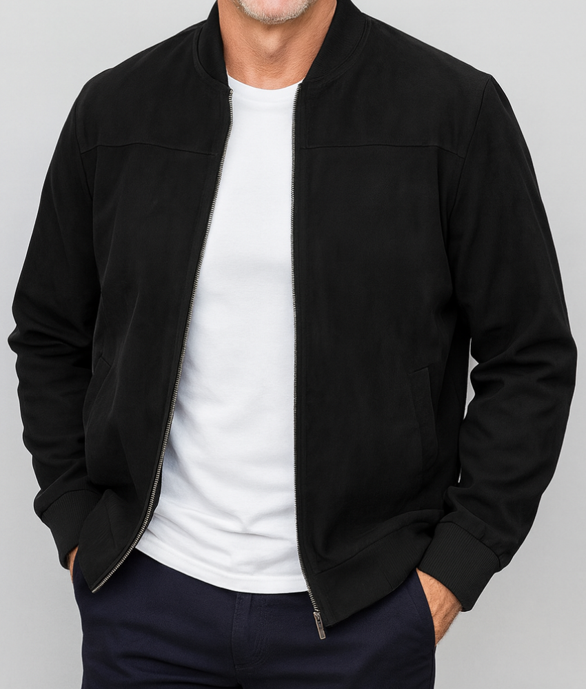 Lenard | Elegantní zipová bomber bunda