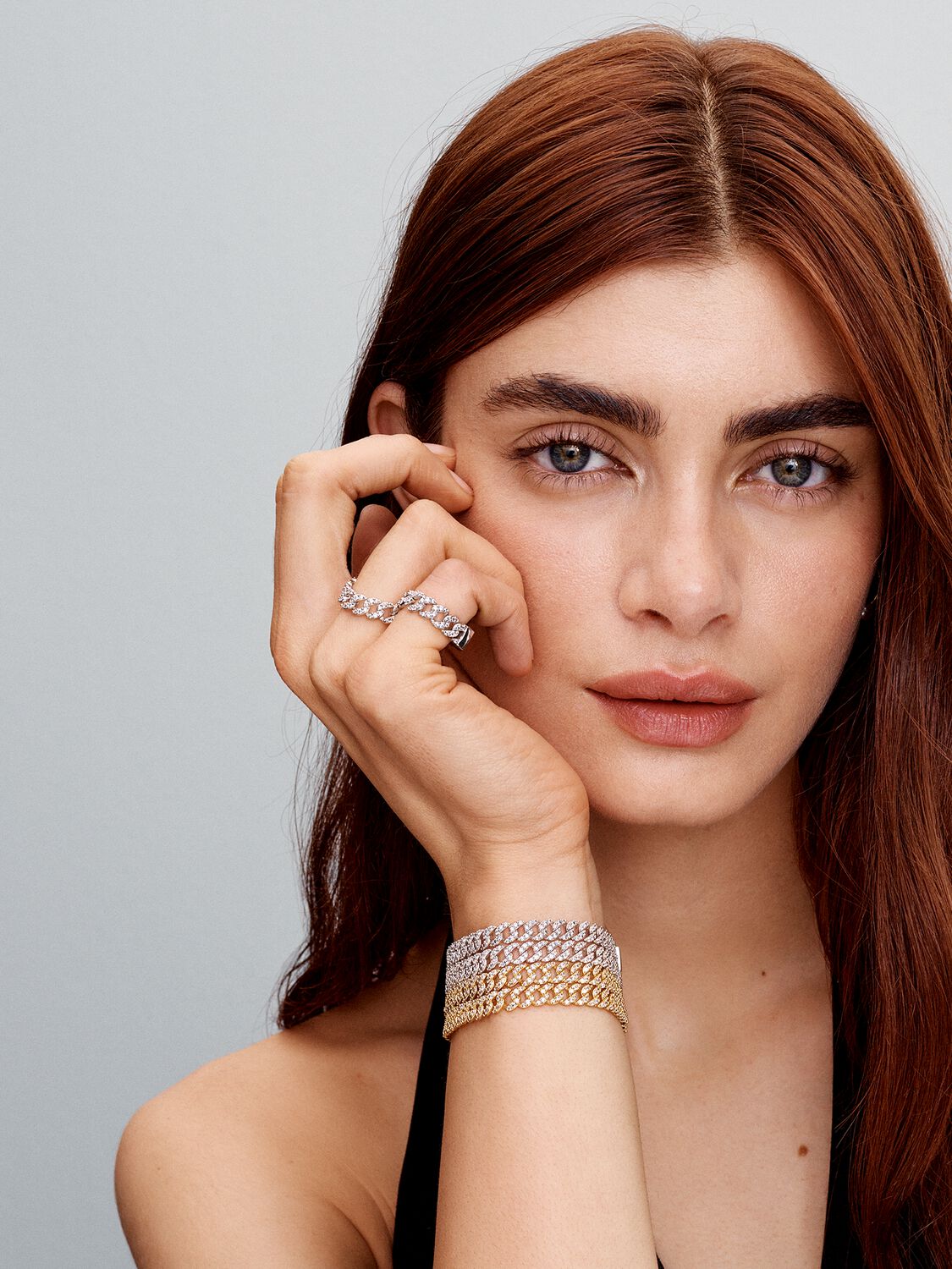 Shannelise | Kubiánský růžový náramek 18k zlato