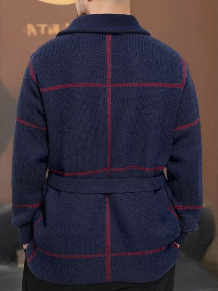 Rom™ | Pletený kabát s páskem