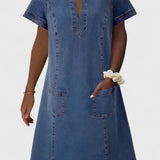 Christine | Elegantní Džínové Šaty