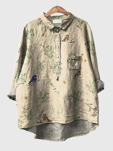 Valeria™ - Halenka s květinovým potiskem