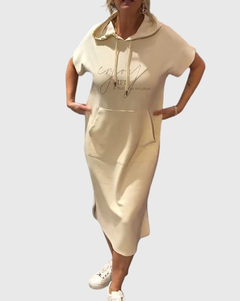 Marlowe™ | Casual Šaty s Kapucí