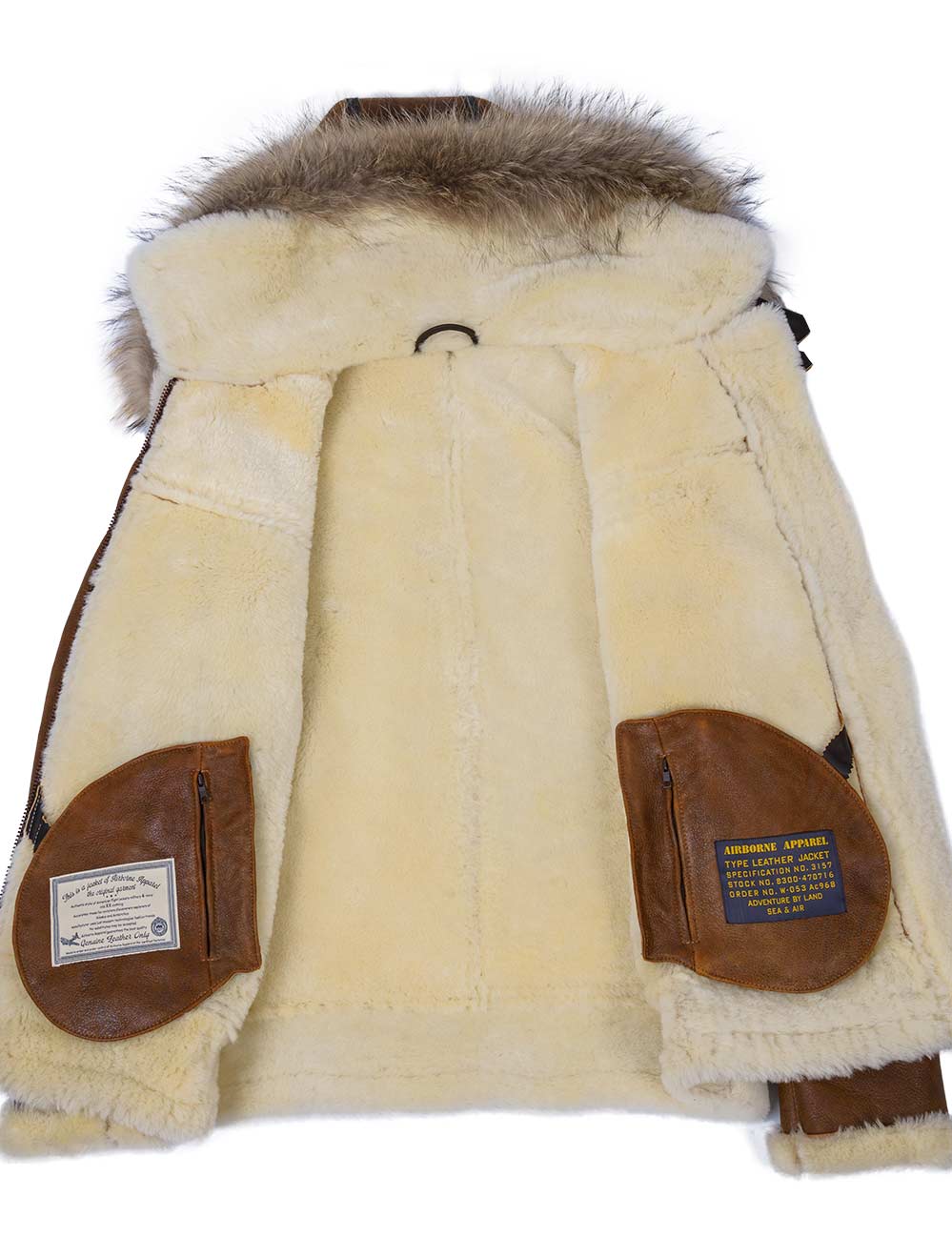 Aron™ | Bomber Jacket s Kapucí a Kožešinou