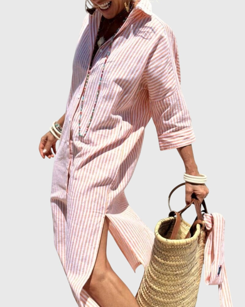 Ellen™ | Klasické pruhované šaty