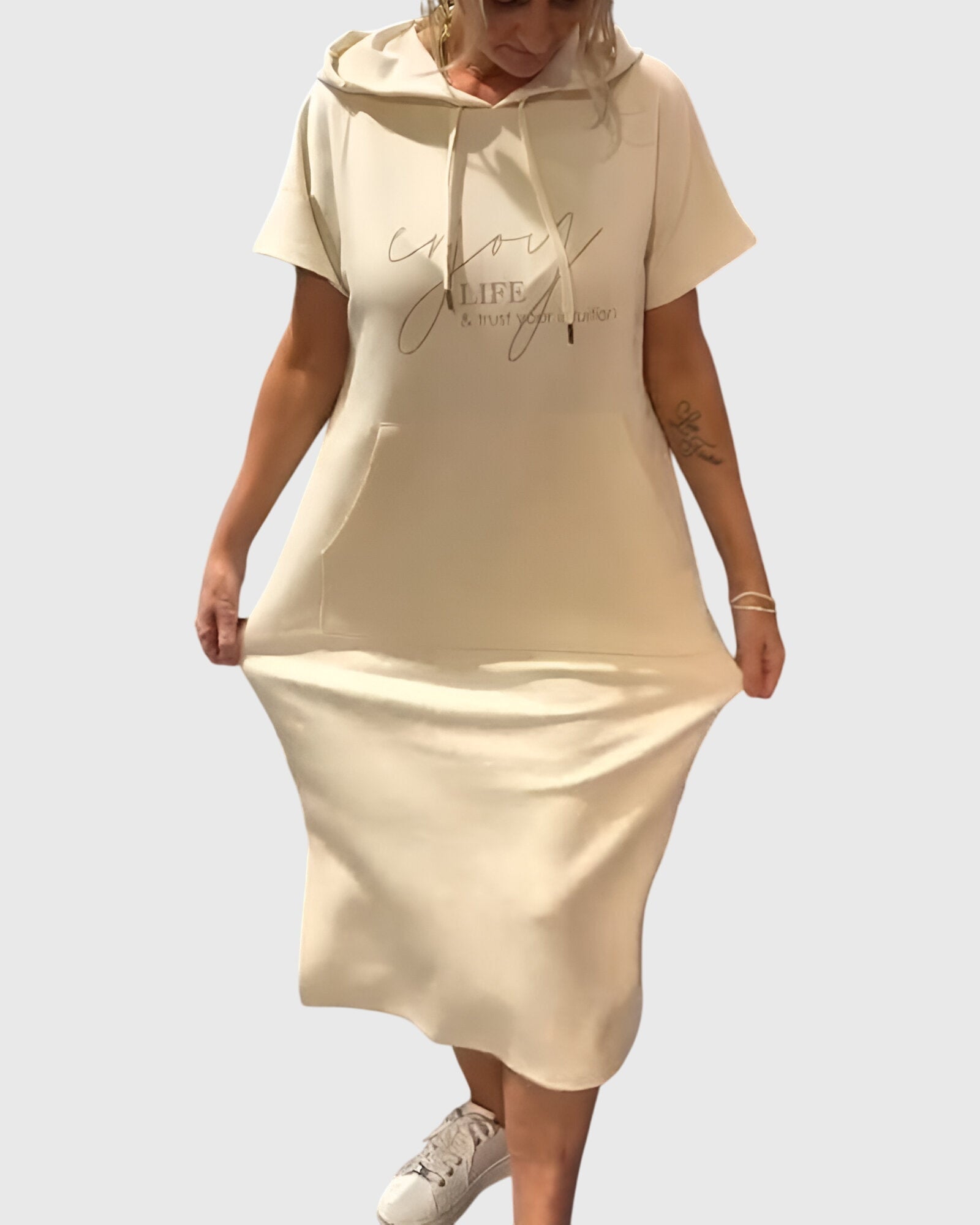 Marlowe™ | Casual Šaty s Kapucí