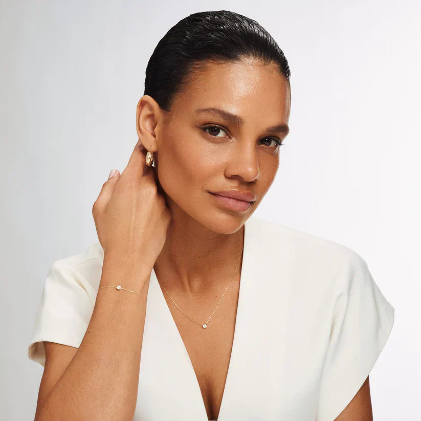 Dalynette | Náramek s Moissanitovými Kamínky 14k Zlato