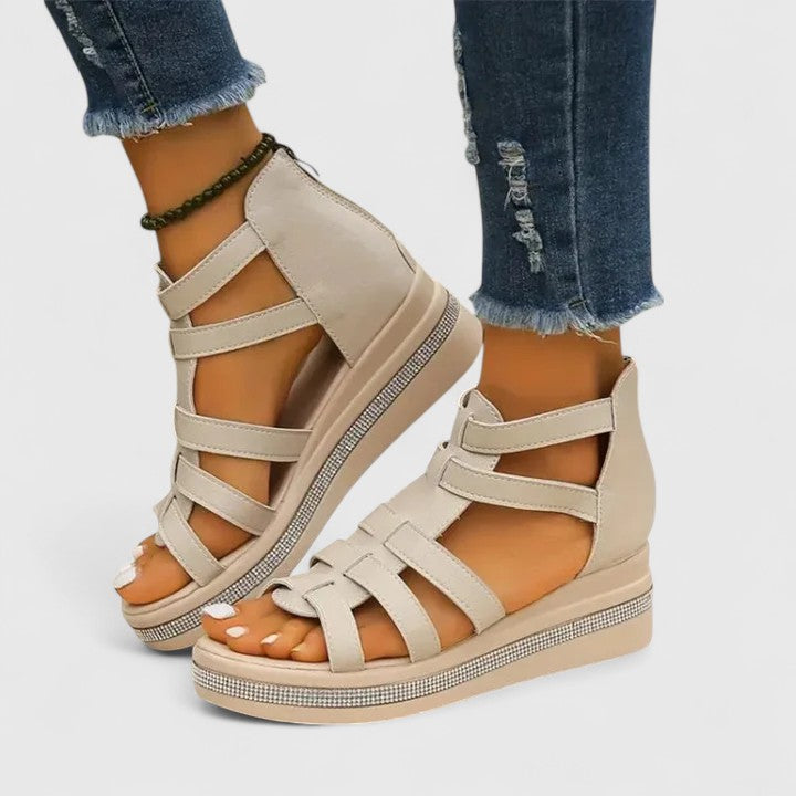 Kendall | Ortopedické sandály s kamínky